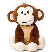 earthMonkeys Monkey Stuffed Animal | Cutest Stuffed Monkey Plush for Kids | Great Gift for Any Registry or Baby Shower!