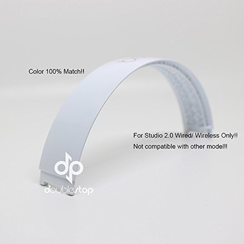 doublestop White Color Replacement Headband top parts for Monster Beats by Dre Studio 2.0 Studio 2 Wireless Wired repair part