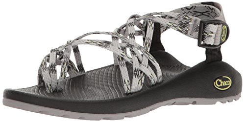 Chaco Women's ZX3 Classic Athletic Sandal, Lime Gray, 8 M US