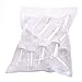 BCP 15 Pieces Plastic Clear Empty Plastic Solid Powder Medicine Pill Cylindrical Chemical Container Reagent Bottle 80ml