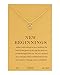 Zealmer New Beginnings Rising Lotus Flower Necklace Reminder Charm Necklace Gold Chain