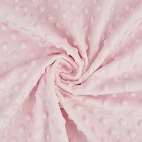 BORITAR Minky Nursing Pillow Covers 2 Pack, Super Soft Breastfeeding Pillow Slipcover with Pink Floral Multicolor Floral Printed and Pink Dotted Backing