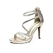 DREAM PAIRS Women's Show High Heel Dress Pump Sandals