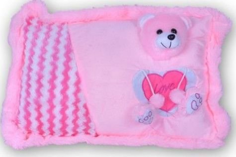 Softies Soft Stuffing Cute Looking Pillows (Pink)