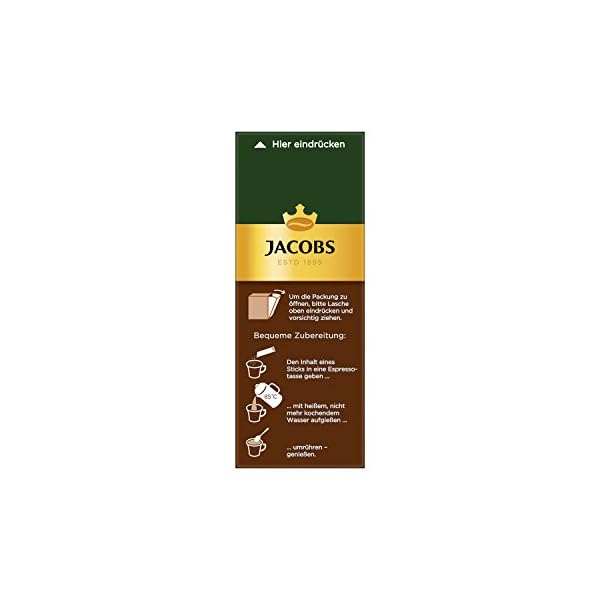 Jacobs löslicher Kaffee Espresso, 25 Instant Kaffee Sticks, 1 x 25 Getränke – Bild 5