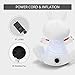 VIVOHOME 4ft Height Inflatable Happy Easter Bunny with Colorful Rotating Led Lights Blow up Outdoor Yard Decoration