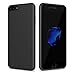 EasyAcc Case for iPhone 8 Plus/iPhone 7 Plus, [Support Wireless Charging] Black TPU Phone Case Matte Finish Slim Profile Phone Cover Compatible with iPhone 8 Plus/iPhone 7 Plus