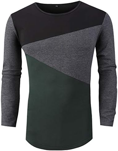 FRTCV Mens Casual T-Shirts Fashion Slim Fit Long Sleeve Short Sleeve T Shirt