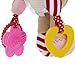KIDS PREFERRED Rudolph The Red-Nosed Reindeer Clarice on The Go Teether Developmental Activity Toy with Music & Lights, Christmas Holiday Toy, Boys & Girls 0 and up, 12 Inches with clip