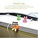 Cute Cable Clips Desktop Color(8 Pack),Cord Holder Organizer,Wire Holder for Nightstand,Table,Desk,Wall,Car,Computer,Phone Charging Cable,USB Cable,Mouse,Headphone,Office,Cubicle,Nightstand,ect.