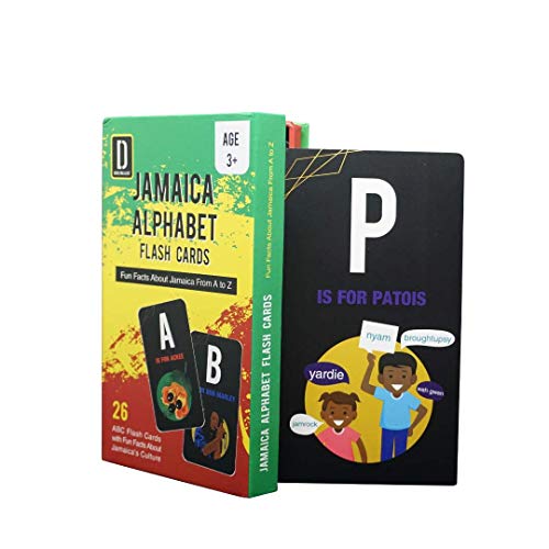 Darlyng & Co.'s Modern Jamaican Patois Alphabet Flash Cards for Kids