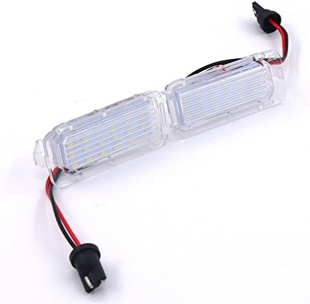 Eonstime 2PCS 18LED SMD License Plate Light No Error For FORD Focus MK2 MK3 Fiesta MK6