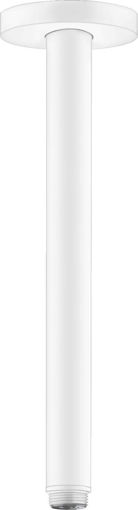 hansgrohe 27389700 S 30 cm Matt White Ceiling Connection