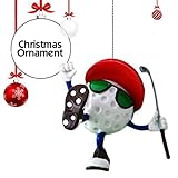Be The Ball 4U Golf Decor Hanging Christmas Tree Ornament & Display Stand, You Da Man Figurine