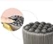 Rosette Bamboo Charcoal Fiber Face Brushes Soft Facial Cleanser Facial Skin Care Tool pore cleaner Exfoliate Brush Bamboo Handle (gray)