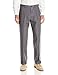 Haggar Men's Stretch Color -Denim Expandable Waist Classic Fit Plain Front Pant, Dark Grey, 38x30