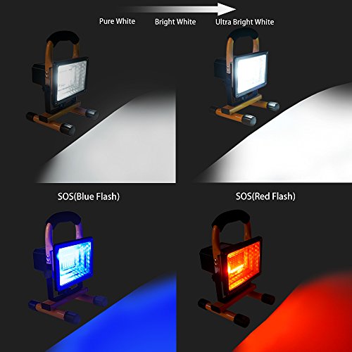 4 Lanfu+Waterproof+Spotlights+Rechargeable+Modes+IP65