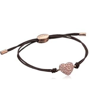 Glitz Heart Wrist Wrap Bracelet