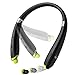 Bluetooth Earbuds, FKANT Neckband Bluetooth Wireless Headphones 16Hrs Playtime Foldable Retractable Wireless Headset Stereo Earphones with Mic for iPhone 8, S8, Note8, Other Cellphones and Tablets