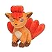 Generic Mega Vulpix Plush Toys Stuffed Doll With Badges Red