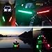 WOTECH Boat Lights, LED Boat Bow Navigation Lights for Marine Pontoon Kayak Yacht, 12V Power Light Strip Kit - Red and Green