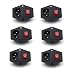 Antrader 6pcs Inlet Module Plug Male Power Socket with 5A Fuse Switch 10A 250V 3 Pin IEC320 C14