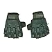 Maddog Tactical Half-Finger Paintball and Airsoft Gloves - Olive Green - Small/Medium