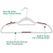 Vremi Clothes Hangers 20 Pack - Non Slip Durable Slim Plastic Hanger Set with Velvet Texture, Strips and Metal Hooks - Gray and Multi Color