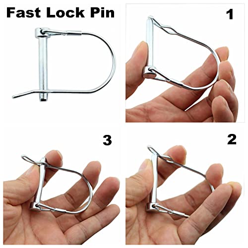 ODIER Steel Hitch for Burley Bike Trailer for Kids 12.2 MM Compatible with Burley Bee Bike