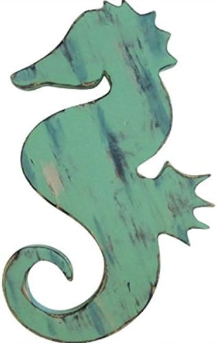 Seahorse Wall Decor Rustic Americana Nautical Coastal Country Chic Photo prop Pine Wood Sign
