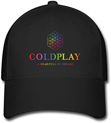 Fashion Baseball Cap Coldplay Tour 2016 Logo Cotton Snapback Hat for Men and Women