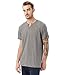 Alternative Men's Moroccan Henley T-Shirt, Oxford Grey Heather, Medium