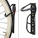 AonePro Wall Mount Bike Hanger Set of 4pcs Vertical Bike Rack for Space Saving in Garage Condo Apartment and Bicycle Retailer Black 4X
