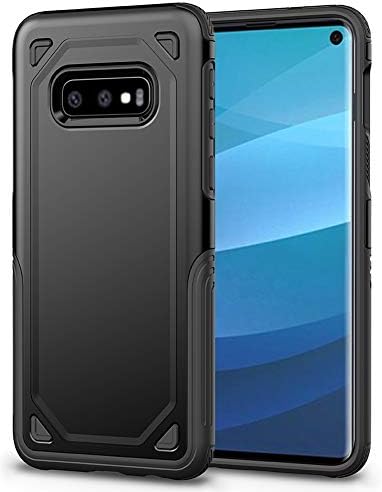 Samsung Galaxy S Case, Galaxy S Case, Samsung S Case, ComoUSA Slim Fit Dual Layer Soft TPU and Hard PC Shock-Absorption and Anti-Scratch Case for Samsung Galaxy S (Black)