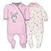 Gerber Baby Girls' 2-Pack Organic Sleep 'N Play