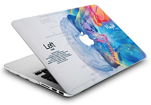 KEC Laptop Case for Old MacBook Pro 13" (CD Drive) Plastic Case Hard Shell Cover A1278 (Brain 3) - Thumbnail 3