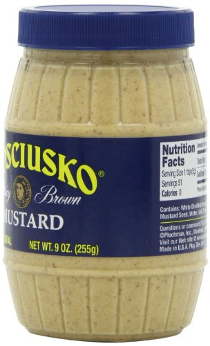 Plochman's Kosciusko Mustard, Spicy Brown, 9-Ounce Spoonable Barrels (Pack of 12) - Thumbnail 2