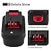 3600mAh Ni-MH 12V HPB12 Battery Replacement for Black and Decker Firestorm FSB120B FS120BX Cordless Drill