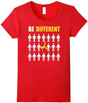 Women's Capoeira Tshirt - Be Different Motivational Gift Shirt XL Red