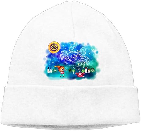 Nglud Jaket Unisex Cuffed Plain Skull Beanie Toboggan Knit Hat/Cap Print