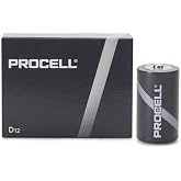 DURACELL PC1300 Alkaline Battery, D, 1.5V (Pack of 12)