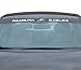 FANMATS 61483 Philadelphia Eagles Sun Stripe Windshield Decal 3.25 in. x 34 in.