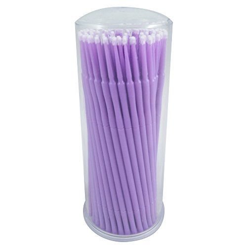 Dental Microbrush Applicators Super Fine Tips, Purple 400/pcs