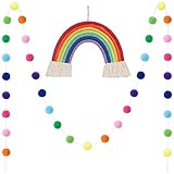 Mkono 2 Pack Tassel Garland Pom Pom Ball String