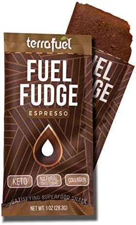 Keto Superfood Bar - Fuel Fudge - A Keto & Paleo Friendly, Low Carb, Sugar Free, Trail Ready Snack (Espresso, Single Packet)
