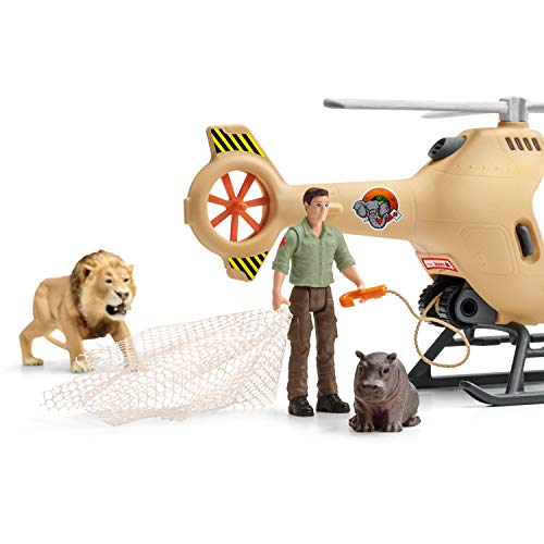 schleich 42476 Helikopter Tierrettung, für Kinder ab 3 Jahren, Wild Life - Spielset – Bild 8