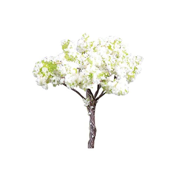 VOSAREA Micro Landschaft Ornament Kunststoff Künstliche Miniatur Baum für Garten Moos Bonsai Hause DIY Dekoration (Birne…