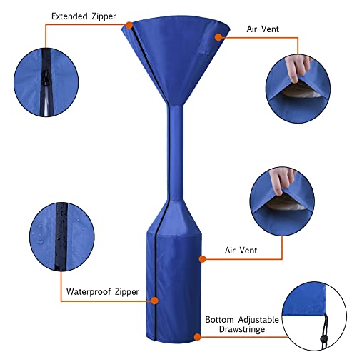 Patio Heater Cover Outdoor Propane Gas Outside Waterproof Heavy Duty