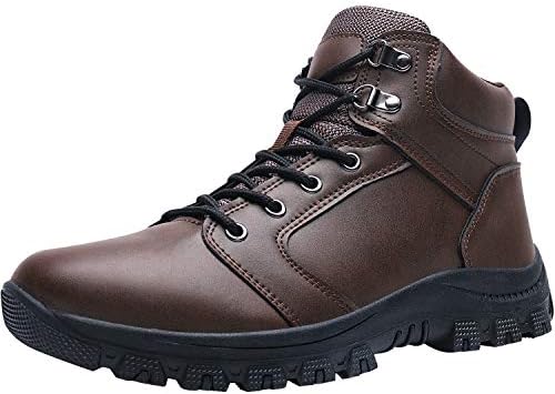 Caitin Men's Insulated Cold-Weather Boots Durable Hiking Snow Boots