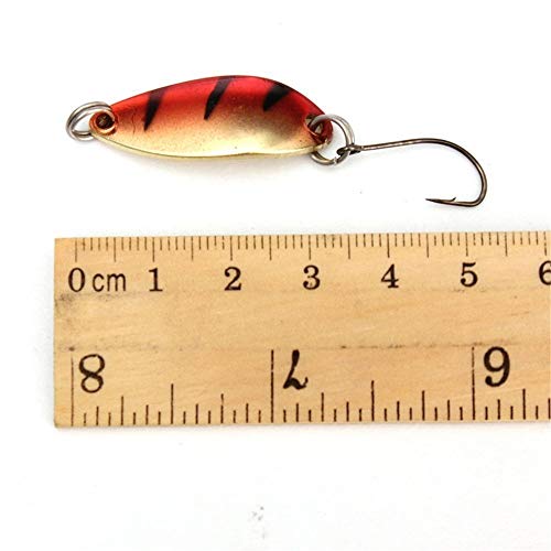 LiGG Forellenangeln Blinker Spinnfischen Forellenköder Angeln Spoon Spinner Forellen Blinker, 3cm/3g – Bild 3
